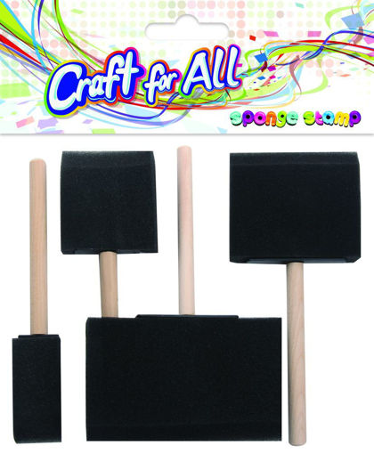Picture of Paint Sponge (Set of 4) Flat Craft for all