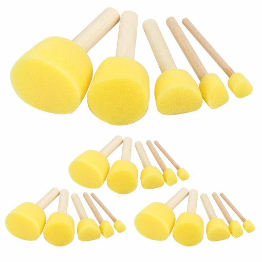 Picture of Paint Sponge (Set of 5) Mushroom Hand Craft