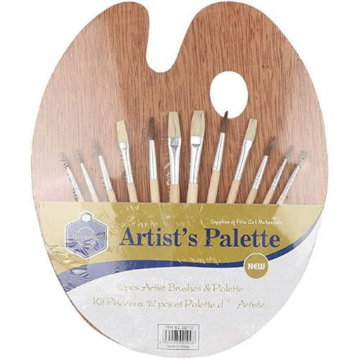 Picture of Palette With Brushes Keep Smiling