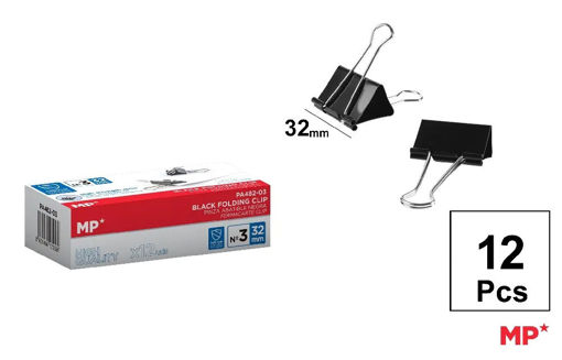 Picture of Binder Clips Black 32mm MP