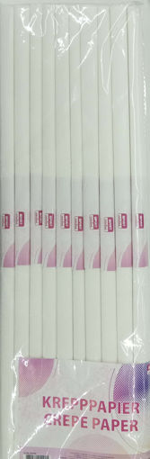 Picture of Paper Crepe 50x200cm White Spirit