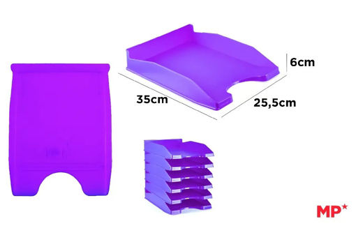 Picture of Paper Tray A4 25cmx35cm Purple Opaque MP