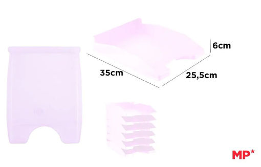 Picture of Paper Tray A4 A4 Purple Transparent MP