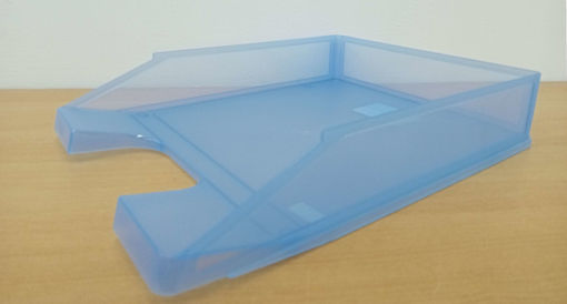 Picture of Paper Tray A4 Blue Transparent Tip Top