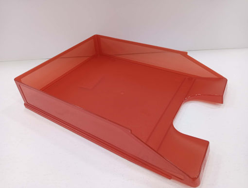 Picture of Paper Tray A4 Dark Red Transparent Tip Top
