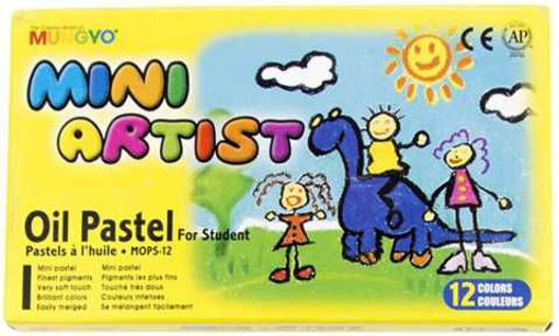Picture of Pastel 12colors Oil Base Mungyo
