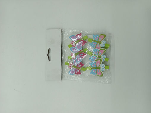 Picture of Pegs 6pcs Butterfly Craft for all