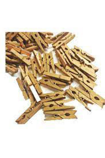 Picture of Pegs Gold 20pcs Wood Hand Craft