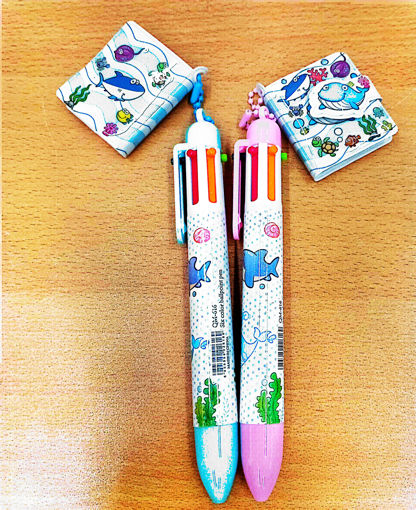 Picture of Pen Fantasy 6 Colors , With Mini Note Book