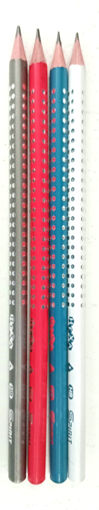 Picture of Pencil Assorted Colors HB Grip Hexagonal Spirit