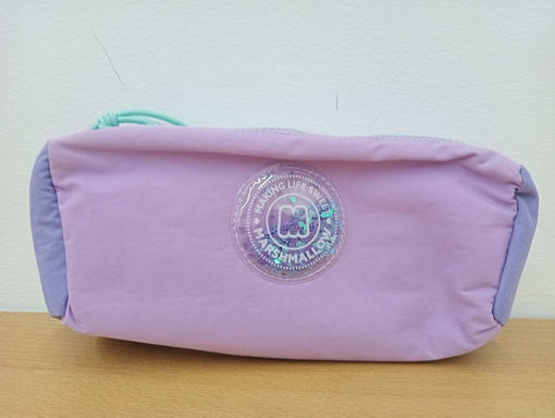 Picture of Pencil Case 2 Comp Purple Girls Marshmallow