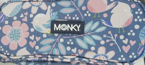 Picture of Pencil Case 3 Comp Monky
