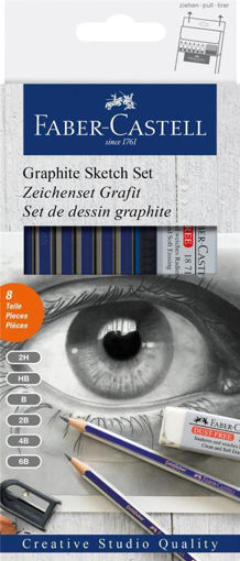Picture of Pencil Graphit (Set of 8) Degree Creative Faber-Ca