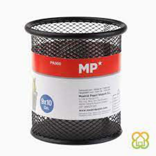 Picture of Pen Holder 9x10cm Black Metal MP