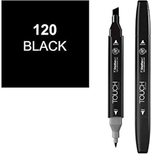 Picture of Permanent Marker Black Twin Touch