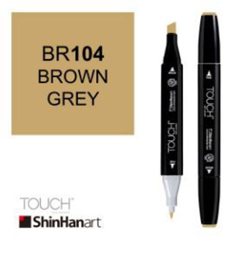 Picture of Permanent Marker Brown Grey Twin Touch