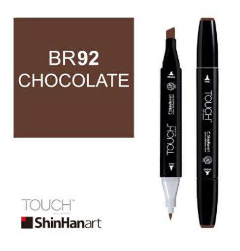 Picture of Permanent Marker Chocolate Twin Touch