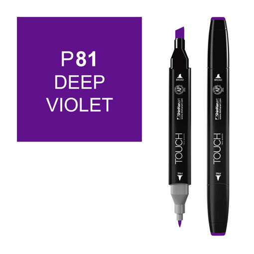 Picture of Permanent Marker Deep Violet Twin Touch