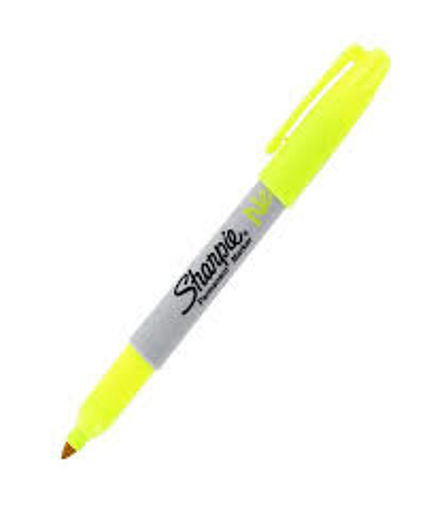 Picture of Permanent Marker Fine Neon Color Sharpie