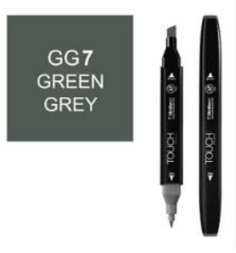 Picture of Permanent Marker Green Grey Twin Touch