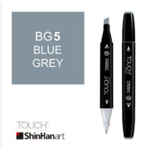 Picture of Permanent Marker Greyish Blue Twin Touch