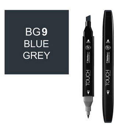 Picture of Permanent Marker Greyish Blue Twin Touch