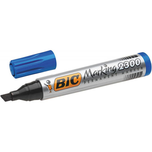 Picture of Permanent Marker Large Blue Broad Bic Cristal