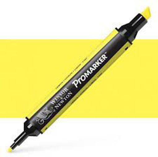Picture of Permanent Marker Lemon Yellow Twin W&NPromarker