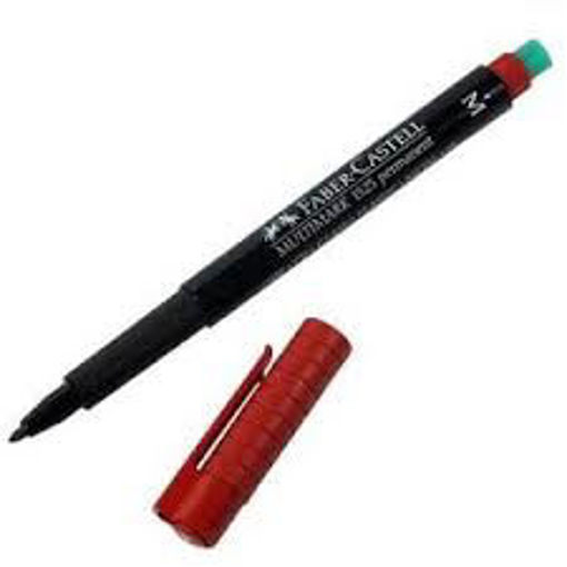 Picture of Permanent Marker M Red Faber-Castell