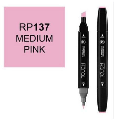 Picture of Permanent Marker Medium Pink Twin Touch