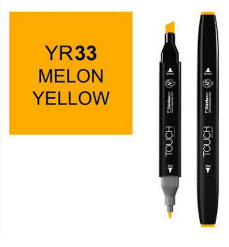 Picture of Permanent Marker Melon Yellow Twin Touch