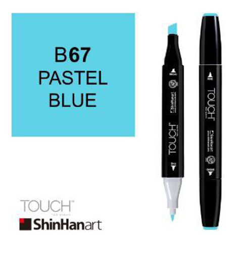 Picture of Permanent Marker Pastel Blue Twin Touch
