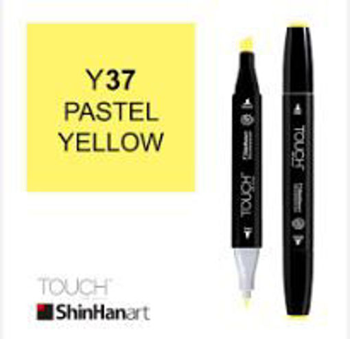 Picture of Permanent Marker Pastel Yellow Twin Touch