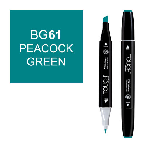 Picture of Permanent Marker Peacock Green Twin Touch