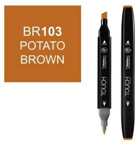 Picture of Permanent Marker Potato Brown Twin Touch