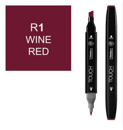 Picture of Permanent Marker Red Wine Twin Touch