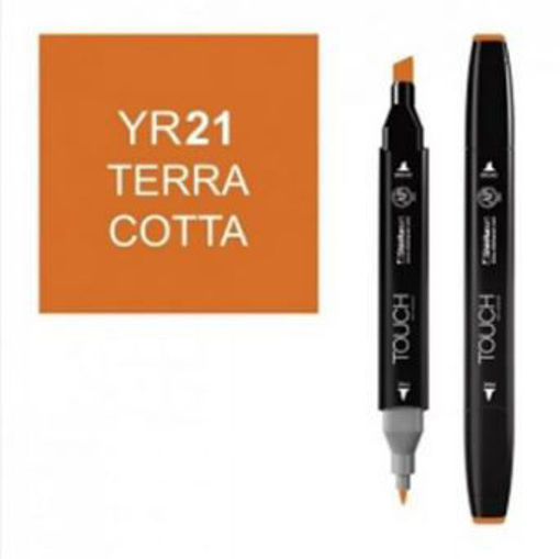 Picture of Permanent Marker Terracotta Twin Touch