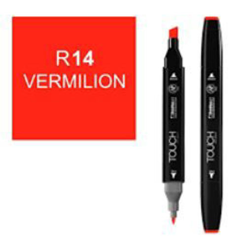 Picture of Permanent Marker Vermillion Twin Touch