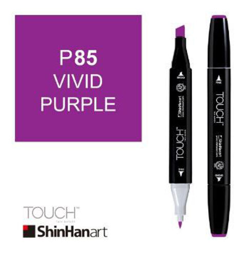 Picture of Permanent Marker Vivid Purple Twin Touch