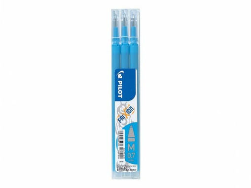 Picture of Refill Erasable Pen (Set of 3) Light Blue 0.7mm Fr