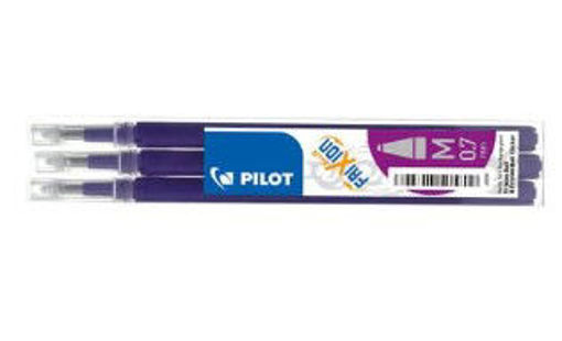 Picture of Refill Erasable Pen (Set of 3) Purple 0.7mm Frixio