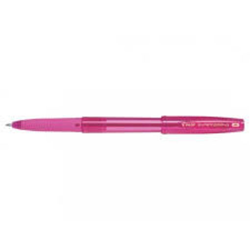 Picture of Pilot Super Grip Ball Pen Pink 1mm
