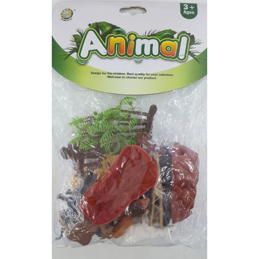 Picture of Plastic (Set of 14) Assorted Animals