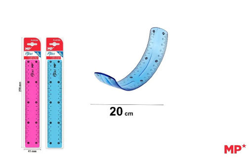 Picture of Plastic Ruler 15cm 2 Colors Flexible MP