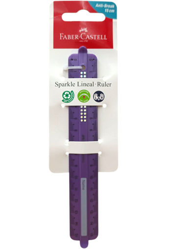 Picture of Plastic Ruler 15cm Pastel Cosmic Faber-Castell