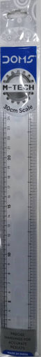 Picture of Plastic Ruler 30cm Transparent Doms
