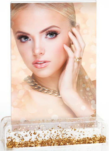 Picture of Plexi Frame 10x15cm Gold Zep
