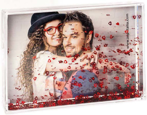 Picture of Plexi Frame 10x15cm Shaker Zep ; Heart