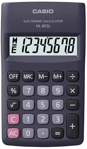 Picture of Pocket Calculator HL-815L-BK Black Casio