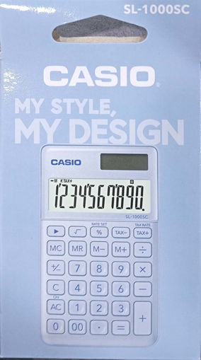 Picture of Pocket Calculator SL-1000SC-BU Light Blue Casio